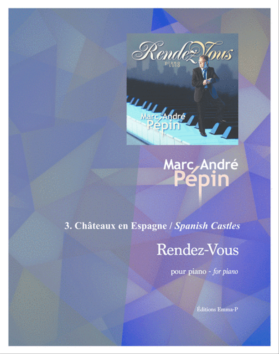 Spanish Castles / Chateaux en Espagne Piano Solo scores gallery preview page 1