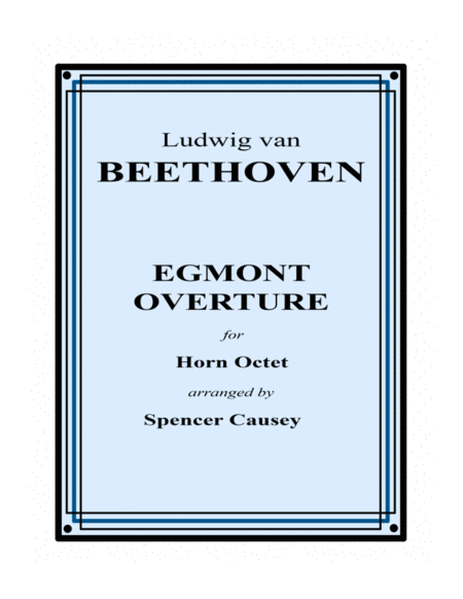 Egmont Overture for Horn Octet image number null