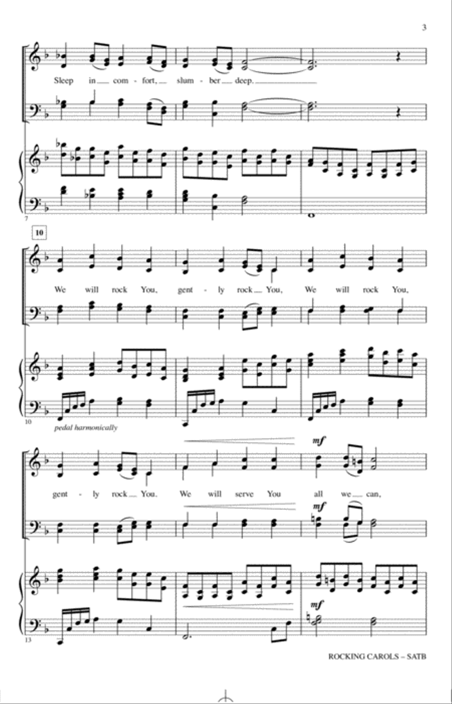 Rocking Carols 4-Part scores gallery preview page 2