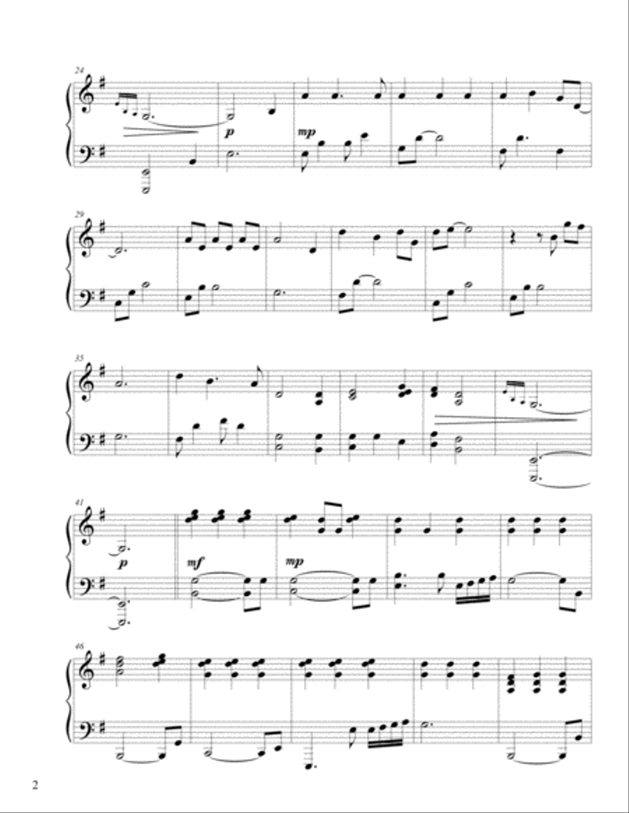 The Time Of Silence Piano Solo scores gallery preview page 2