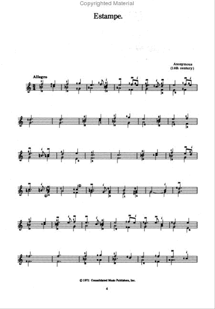 The Classic Guitar Collection – Volume 1 Acoustic Guitar scores gallery preview page 2