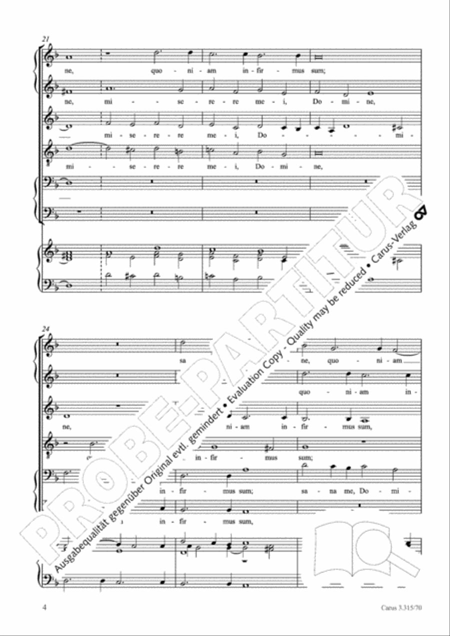 Domine, ne in furore SV 298 SSATBB scores gallery preview page 5