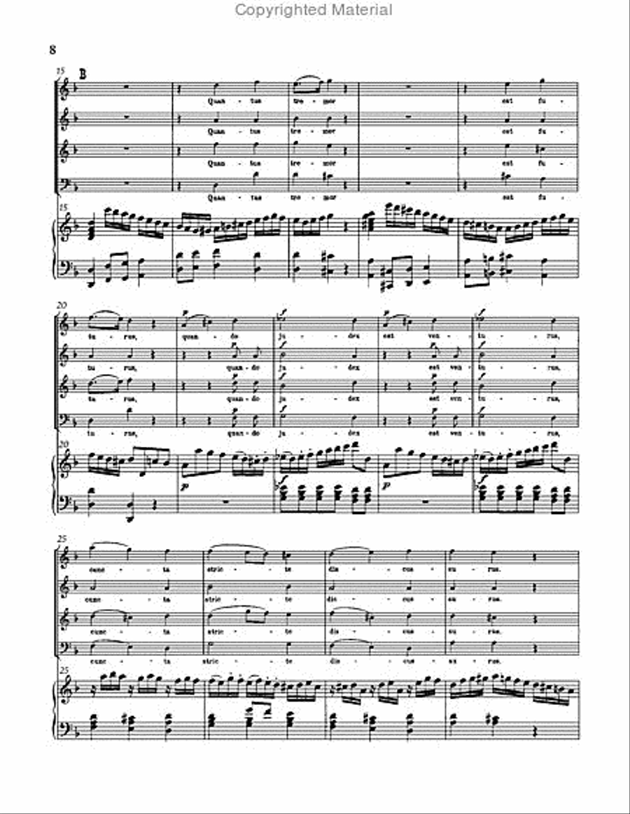 Requiem in D minor, WAB 39 Choir scores gallery preview page 8