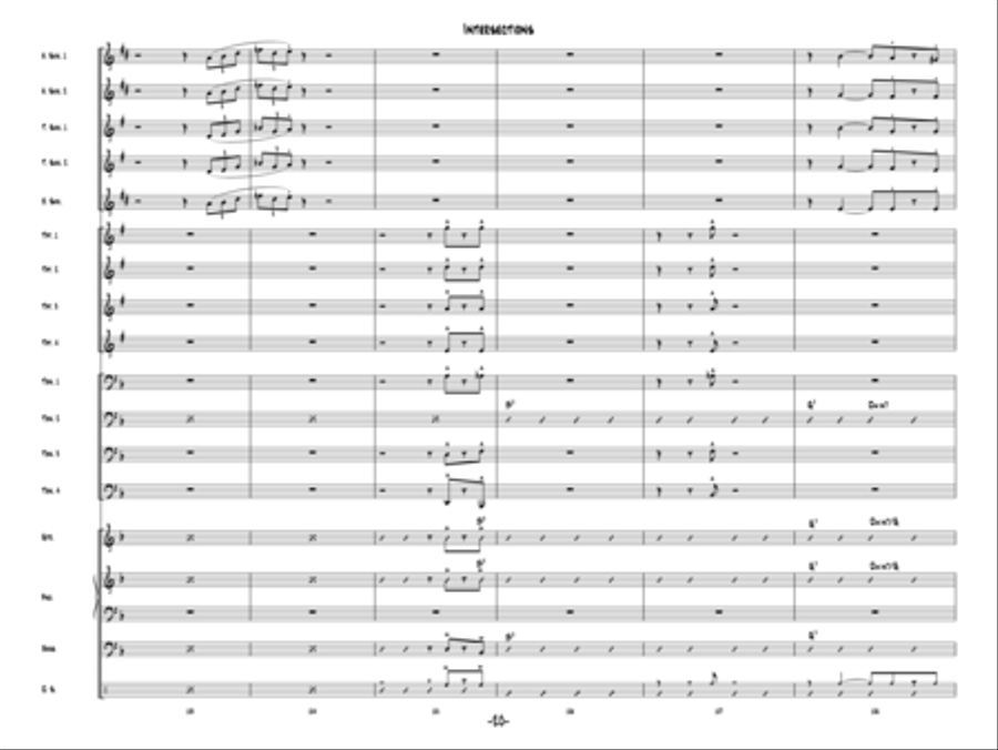 Intersections Jazz Ensemble scores gallery preview page 19