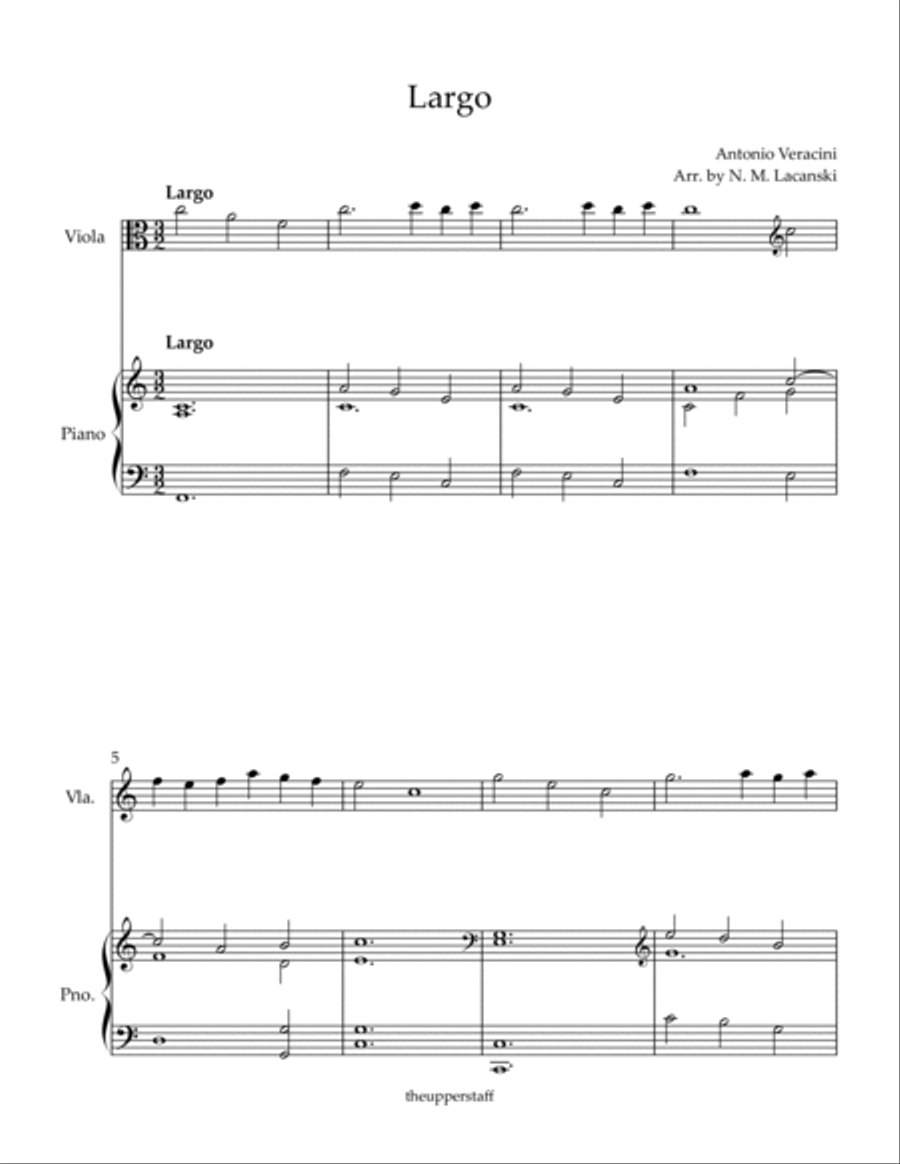 Largo Viola scores gallery preview page 2