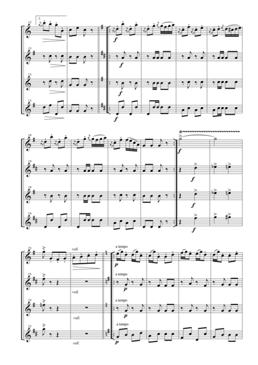 Annen-Polka for Saxophone Quartet image number null