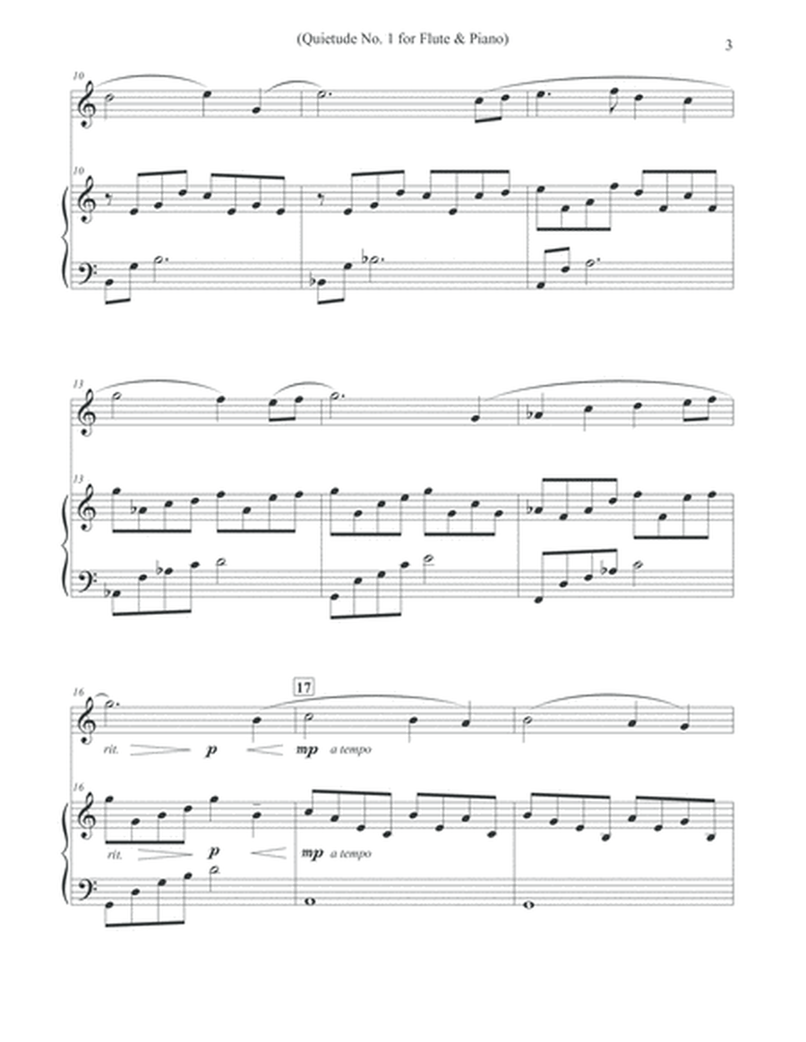 Quietude No. 1 - Flute & Piano image number null