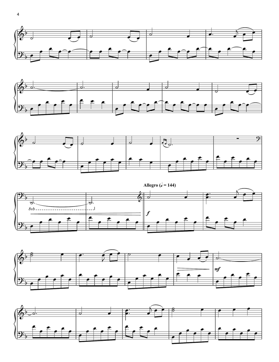 Forsaken Forsaken Piano Solo scores gallery preview page 4