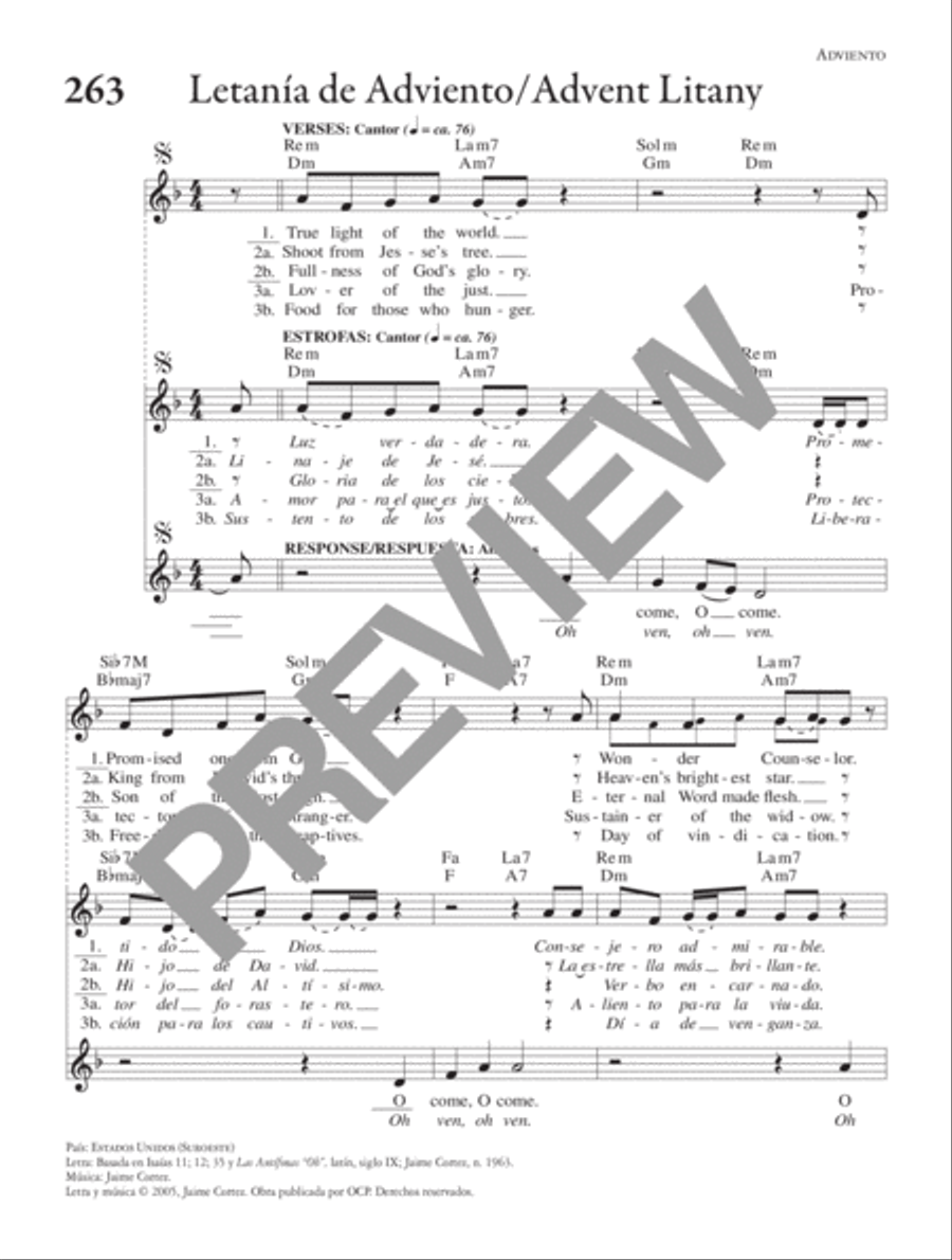 Flor y Canto, Tercera Edición [Guitar Accompaniment] Guitar scores gallery preview page 5