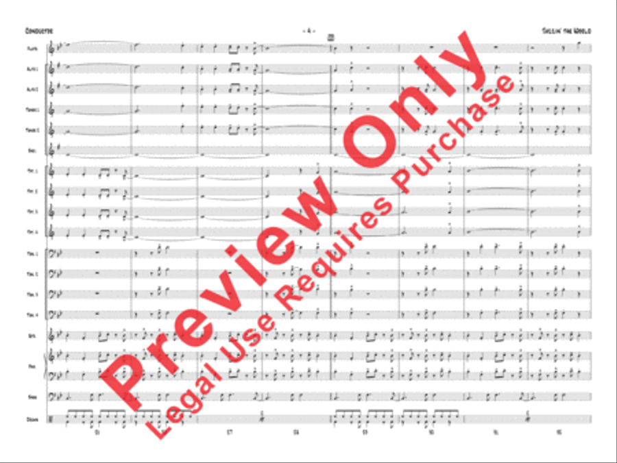Jazzin' the World Jazz Ensemble scores gallery preview page 7