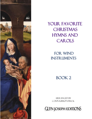Book cover for Your Favorite Christmas Hymns and Carols for Wind Instruments Book 2