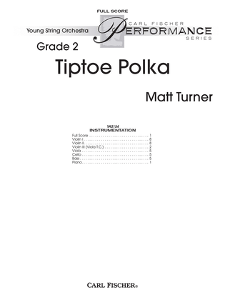 Book cover for Tiptoe Polka