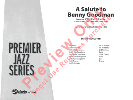 A Salute to Benny Goodman