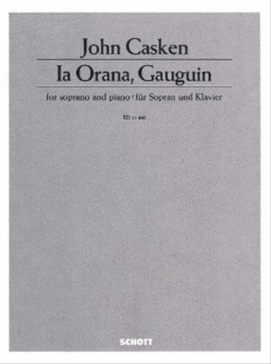 La Orana, Gauguin Voice scores gallery preview page 1