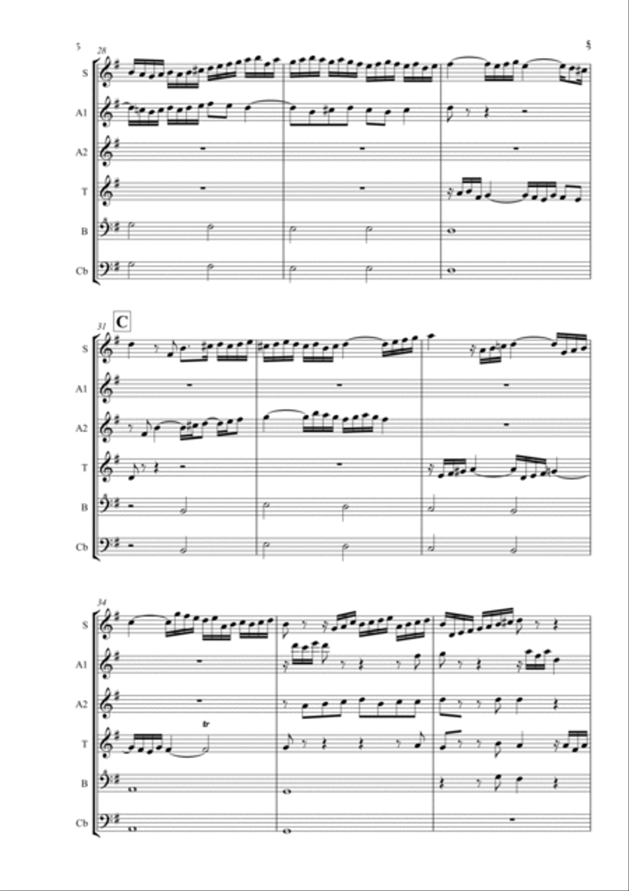 Wie schön leuchtet der Morgenstern, BWV 739 Recorder scores gallery preview page 5