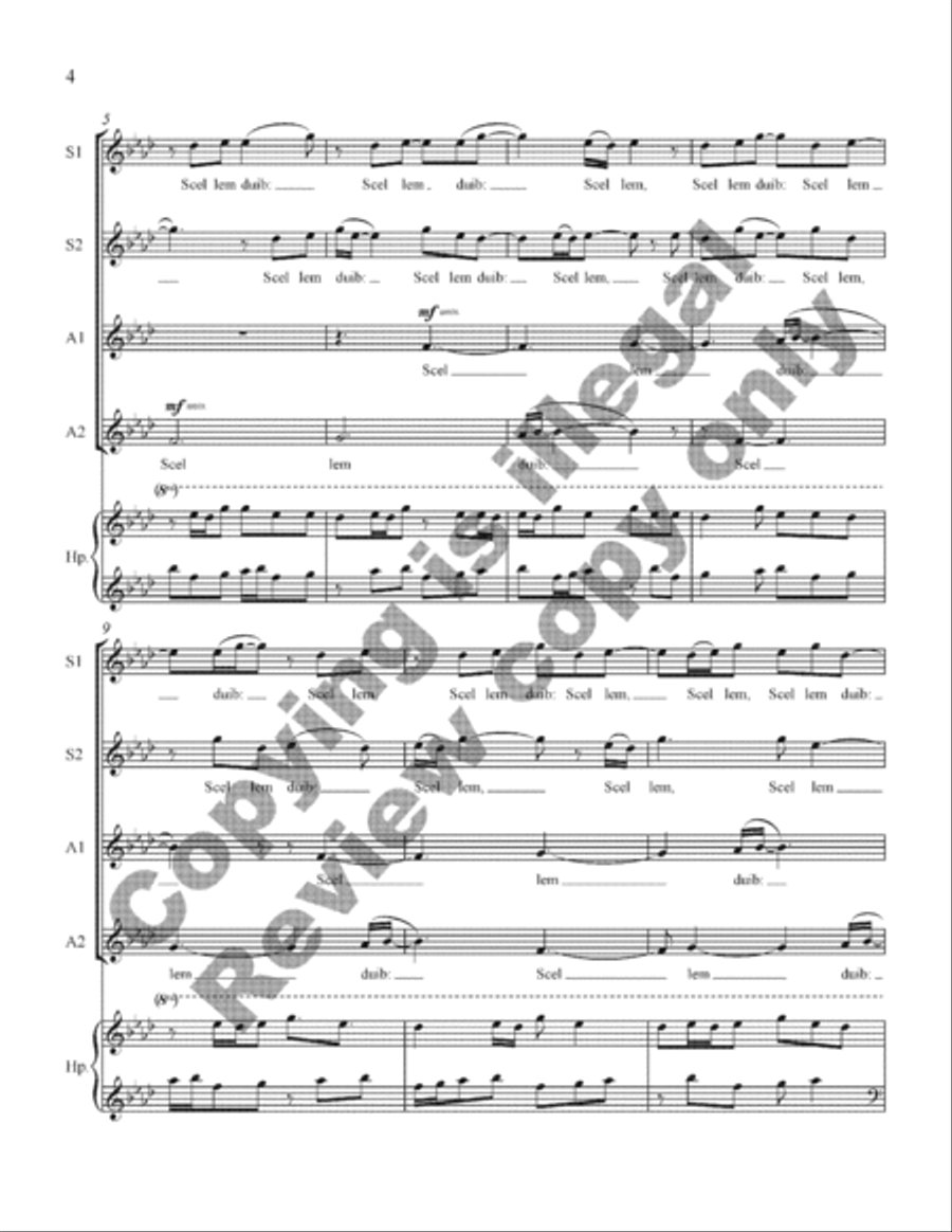 Scel lem duib Scel lem duib SSAATTBB scores gallery preview page 4