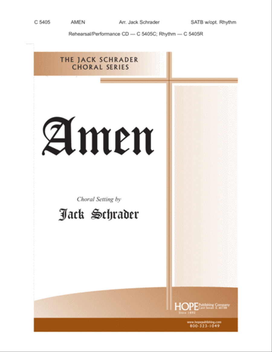 Amen 4-Part scores gallery preview page 1