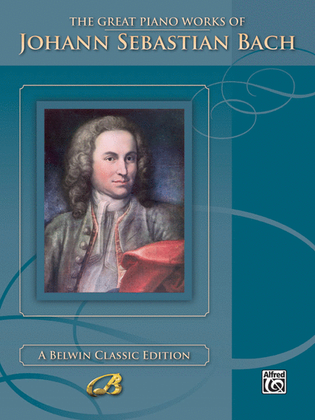 Book cover for The Great Piano Works of Johann Sebastian Bach