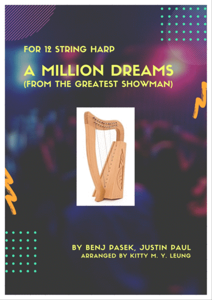 A Million Dreams A Million Dreams Harp scores gallery preview page 1