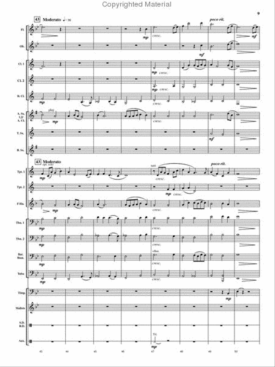 Cedar Creek Sketches Cedar Creek Sketches Concert Band scores gallery preview page 8