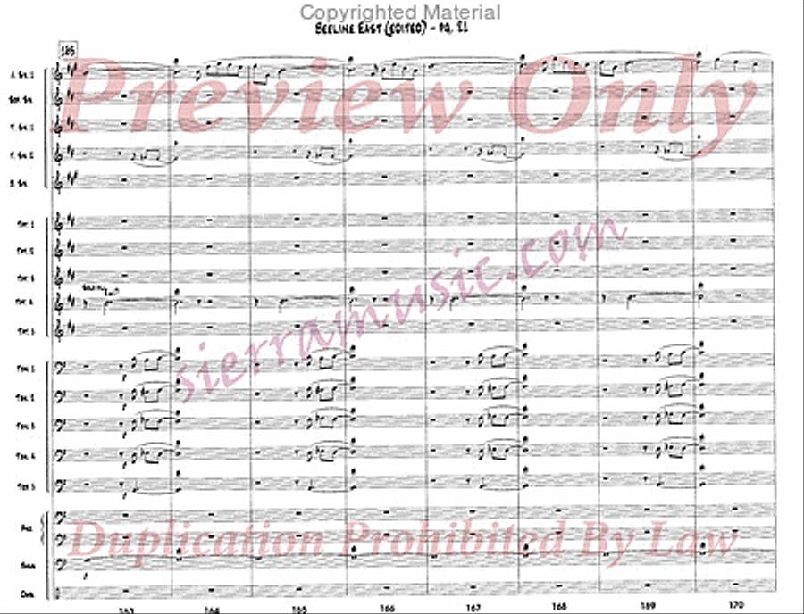 Beeline East Beeline East Jazz Ensemble scores gallery preview page 22