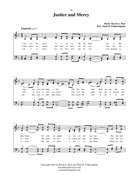 Justice and Mercy - an original hymn image number null