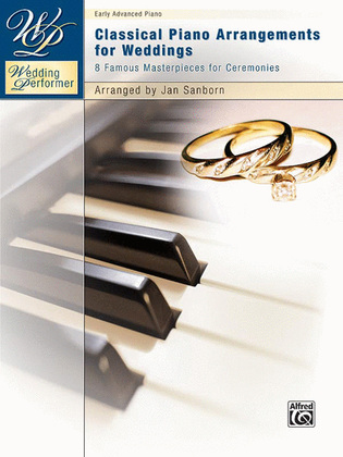 Book cover for Wedding Performer -- Classical Piano Arrangements for Weddings