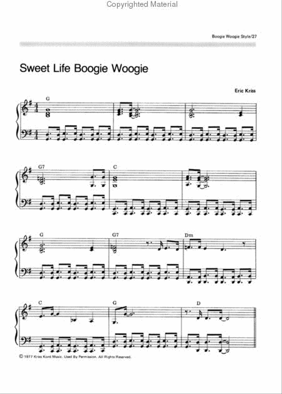 Beginning Blues Piano Piano Solo scores gallery preview page 3
