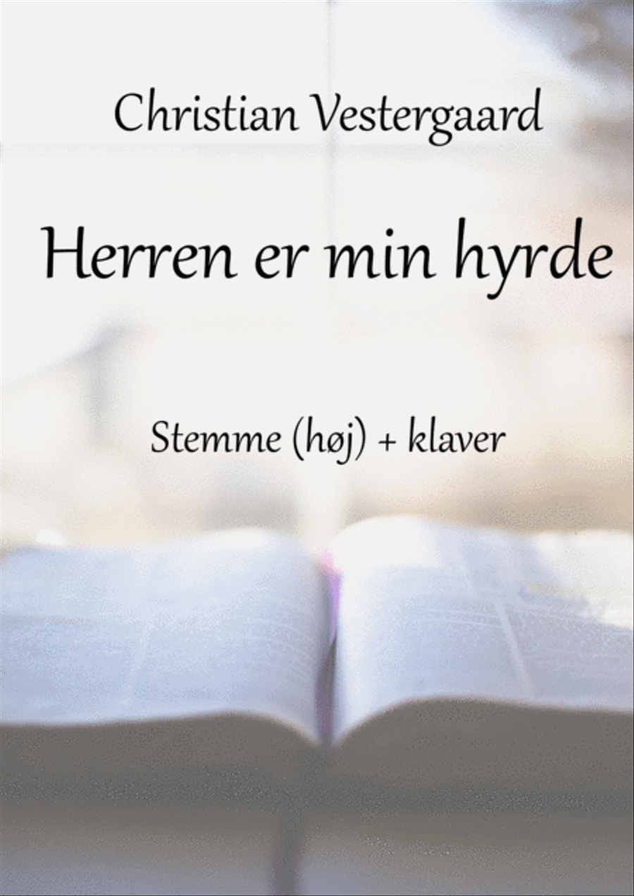 Herren er min hyrde (høj stemme + klaver) Voice scores gallery preview page 1