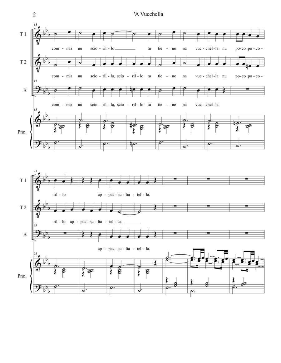 A Vucchella (TTB) A Vucchella (TTB) TTB scores gallery preview page 3