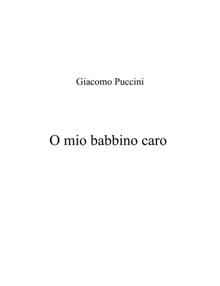 O mio babbino caro (Puccini)_C major key (or relative minor key) image number null