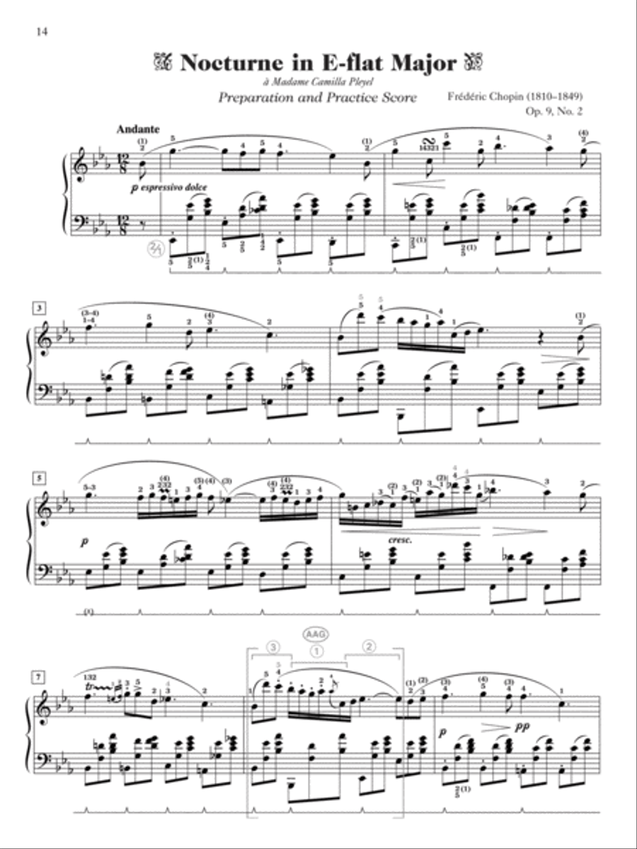 Nocturne in E-flat Major-Artistic Preparation and Performance Small Ensemble scores gallery preview page 3