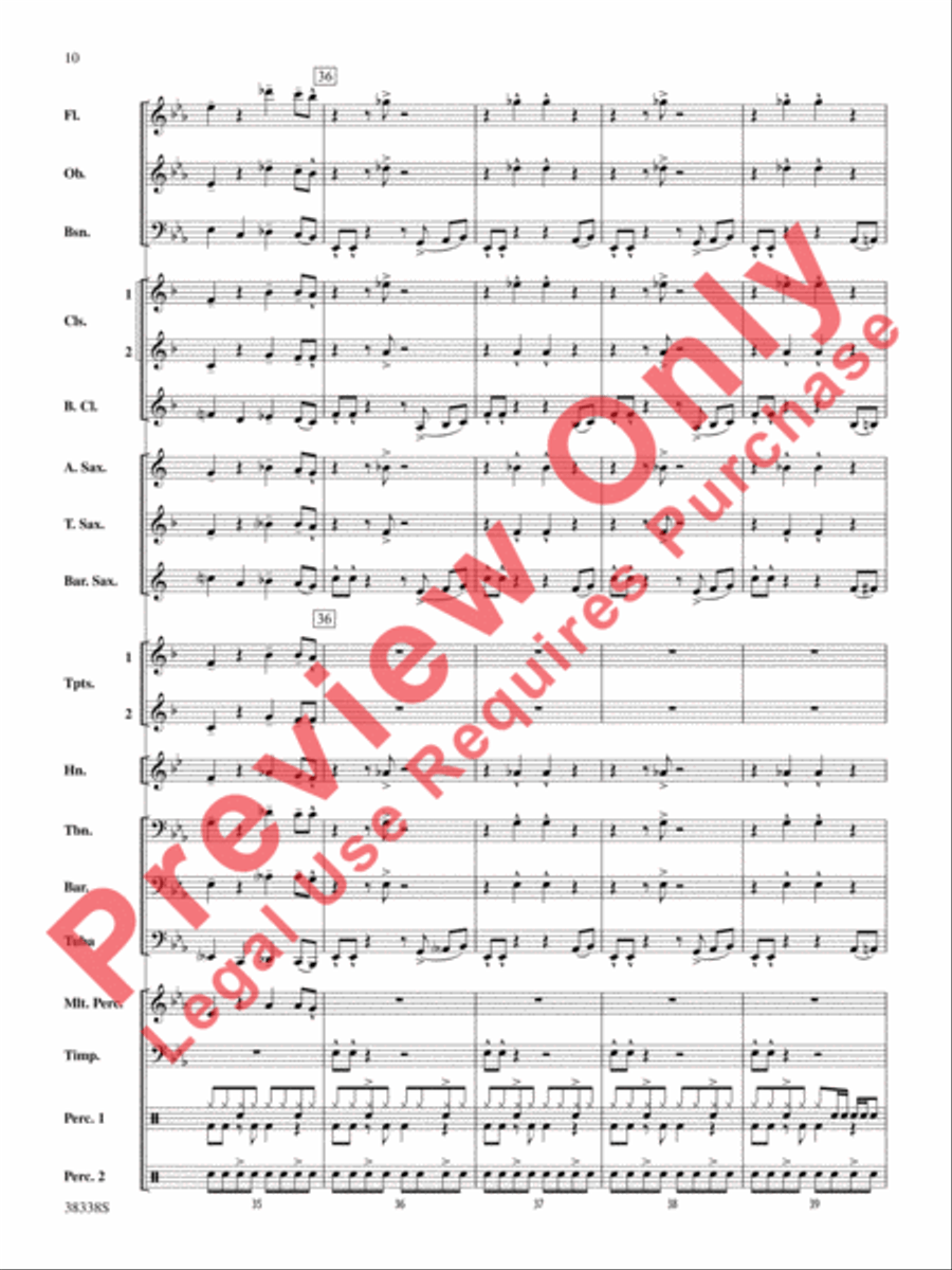 Joyful Time Concert Band scores gallery preview page 11
