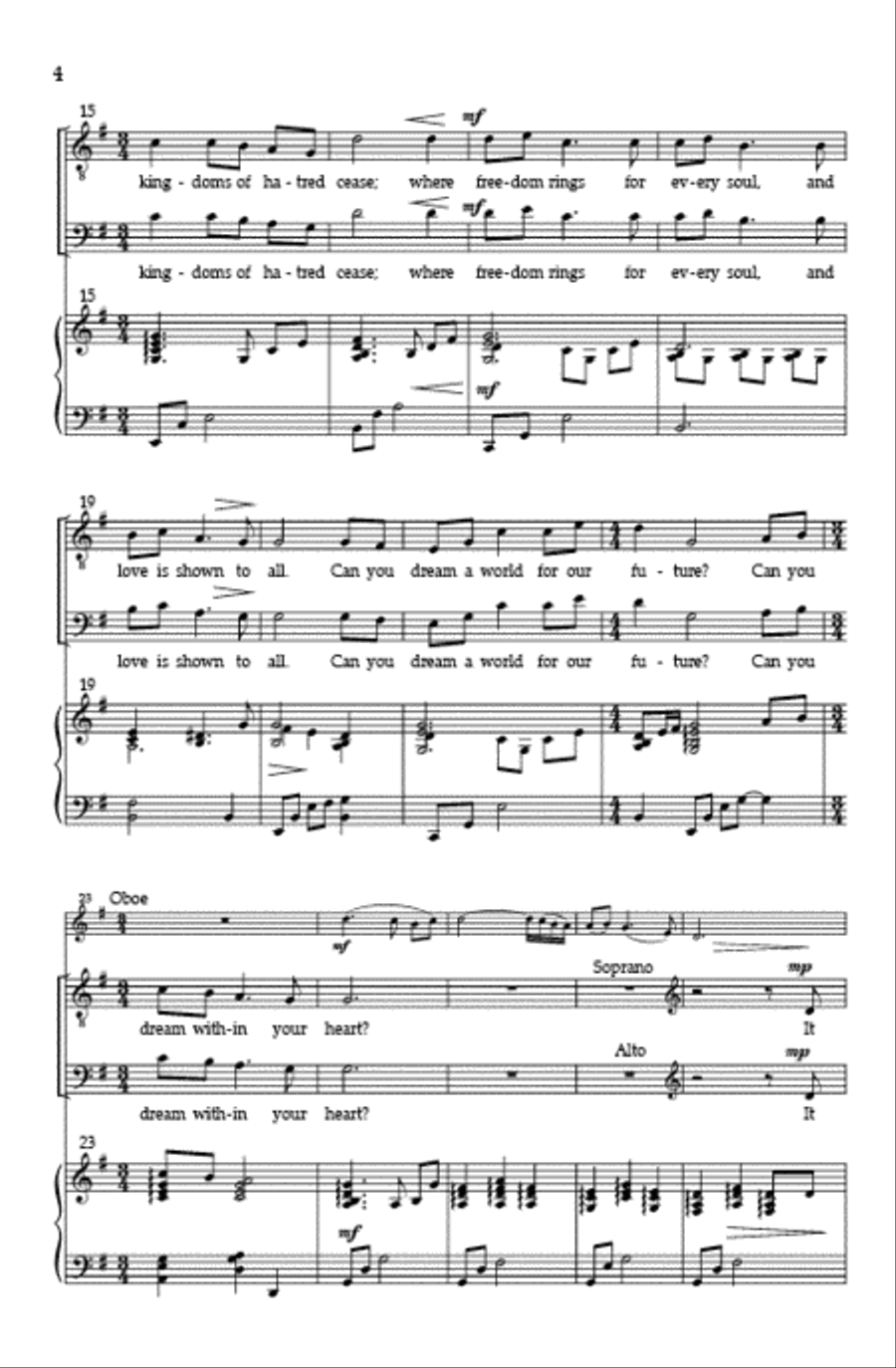 The World of Our Dreams Divisi scores gallery preview page 3