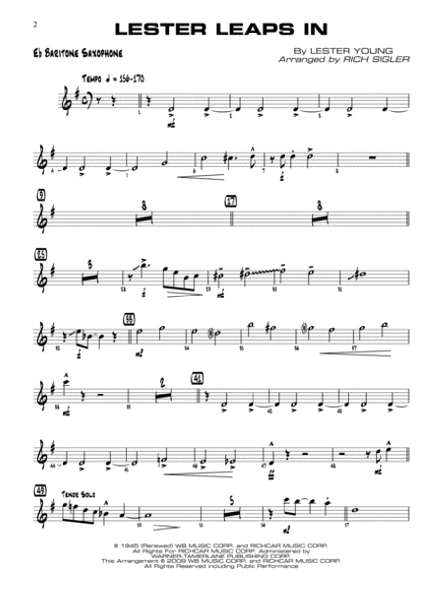 Jazz Band Collection for Jazz Ensemble Jazz Ensemble scores gallery preview page 3