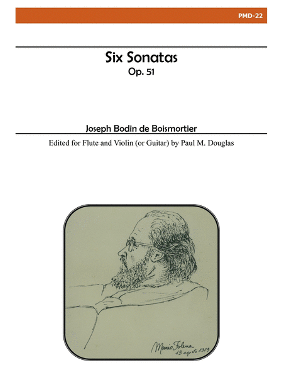Six Sonates, Op. 51 School and Community scores gallery preview page 1