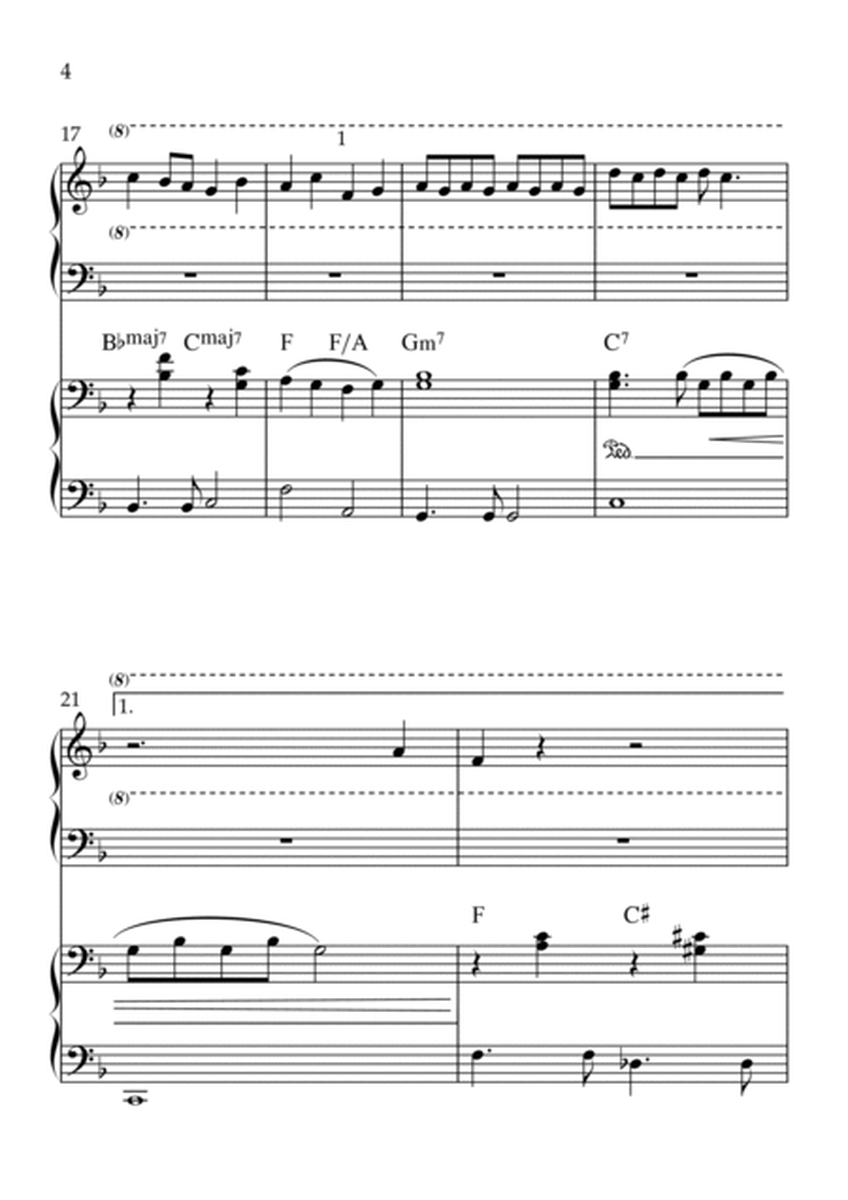 MOGU MOGU 蘑菇浓汤四手联弹 for easy piano duet (1 Piano, 4 Hands) image number null