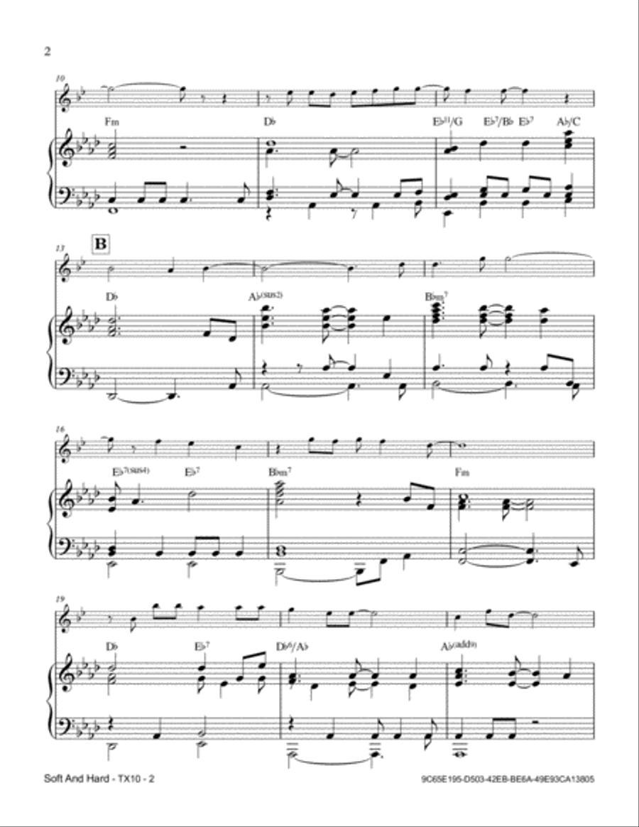 Soft And Hard Tenor Saxophone scores gallery preview page 2