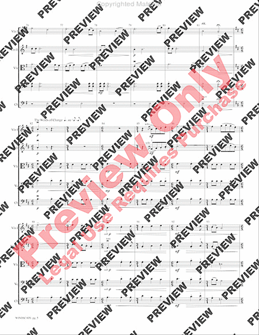 Windscape String Orchestra scores gallery preview page 8