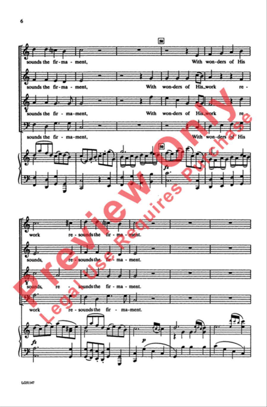 The Heavens Are Telling The Heavens Are Telling 4-Part scores gallery preview page 6