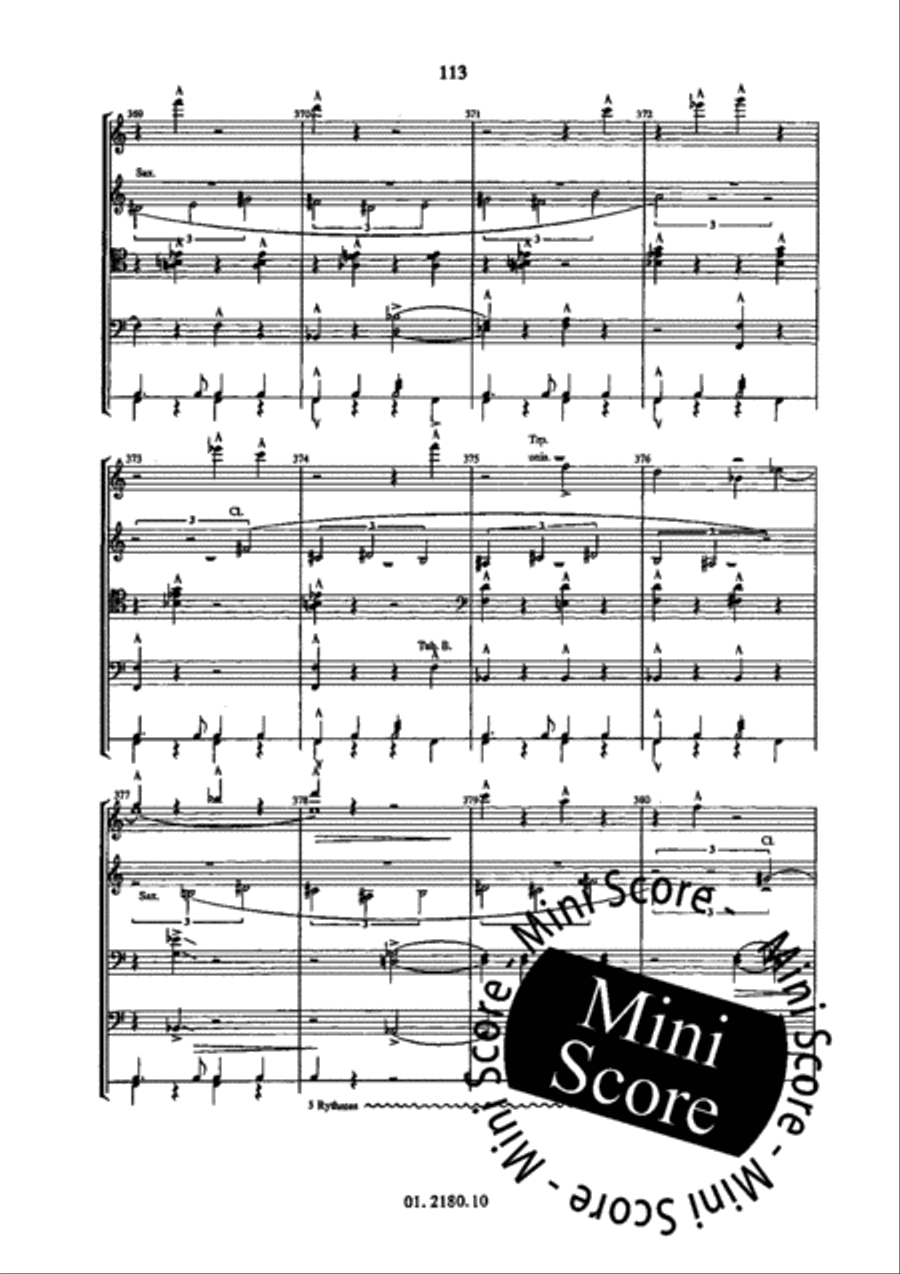 Brazilian Suite Brazilian Suite Concert Band scores gallery preview page 119