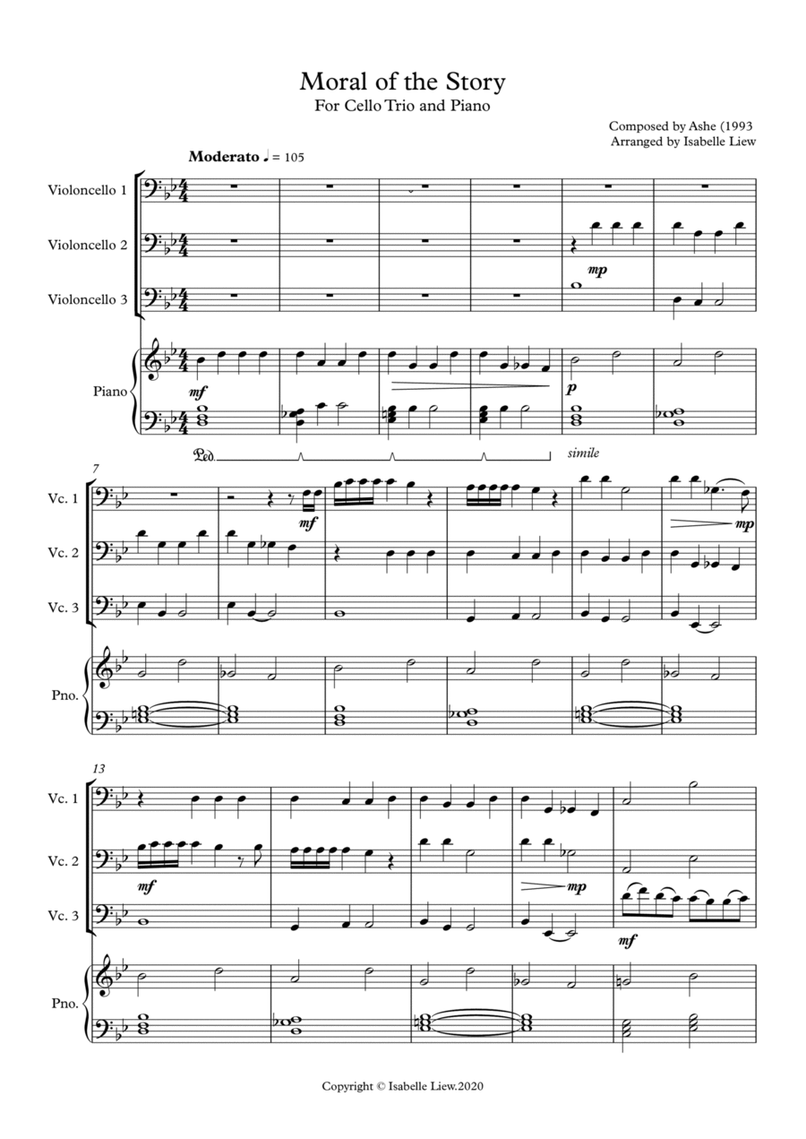 Moral Of The Story Moral Of The Story Small Ensemble scores gallery preview page 1