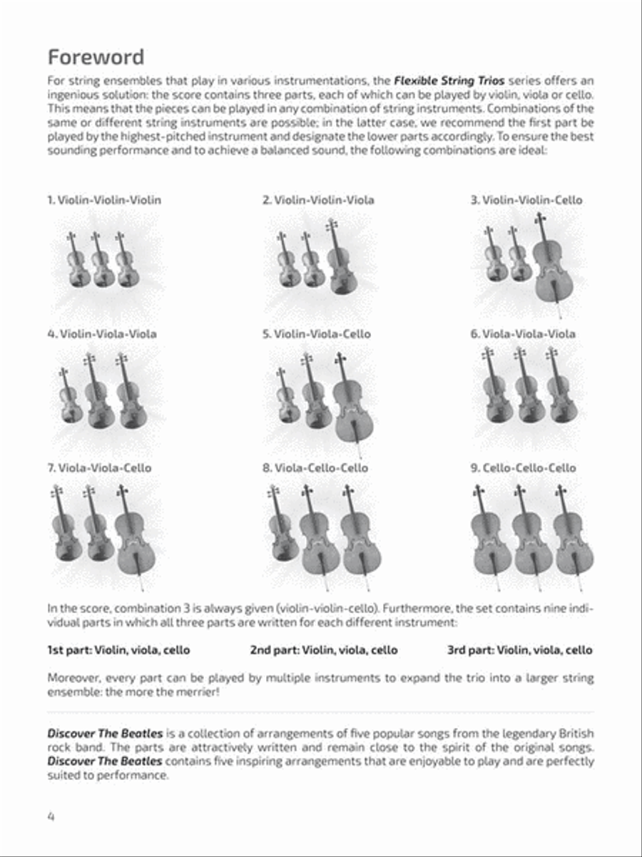 Discover The Beatles String Trio scores gallery preview page 2