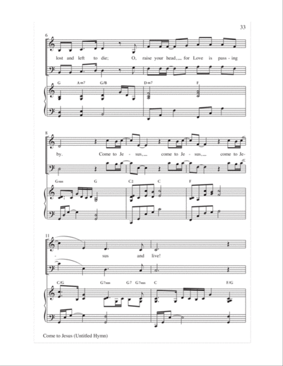 Easy Anthems, Vol. 3 3-Part scores gallery preview page 36