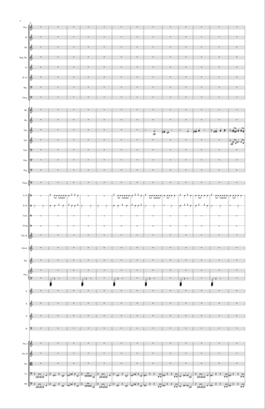 Battle of Vimy Ridge 4-Part scores gallery preview page 6