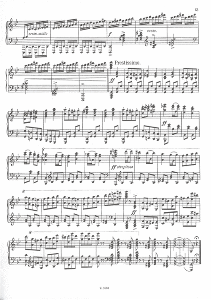 Rondo alla zingarese Piano Solo scores gallery preview page 3