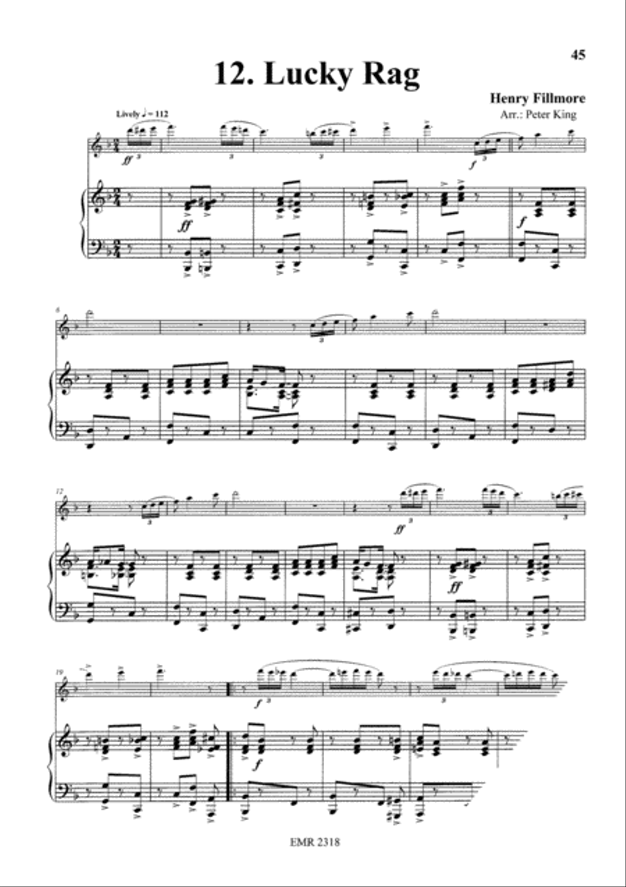 15 Rags 15 Rags Flute Solo scores gallery preview page 14