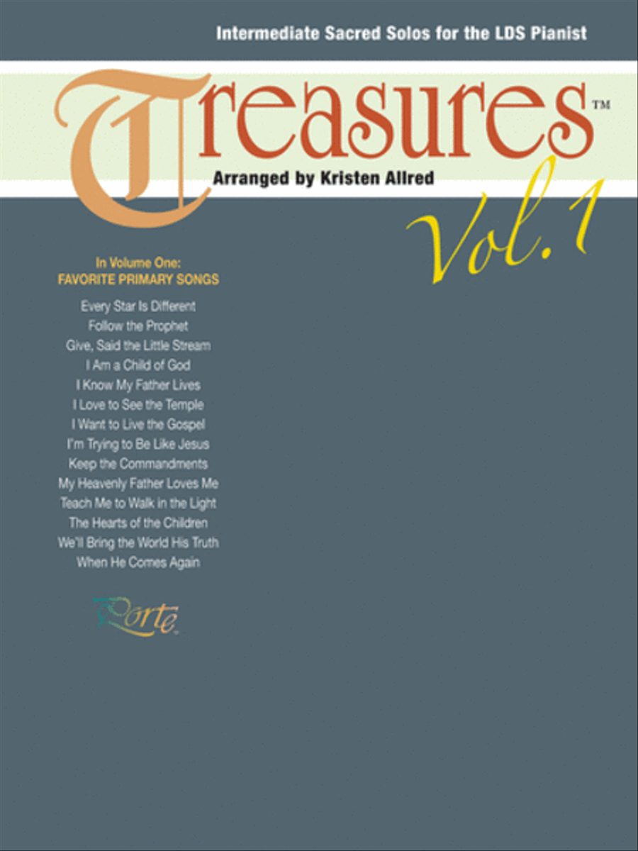 Treasures, Vol. 1 - Piano Piano Solo scores gallery preview page 1