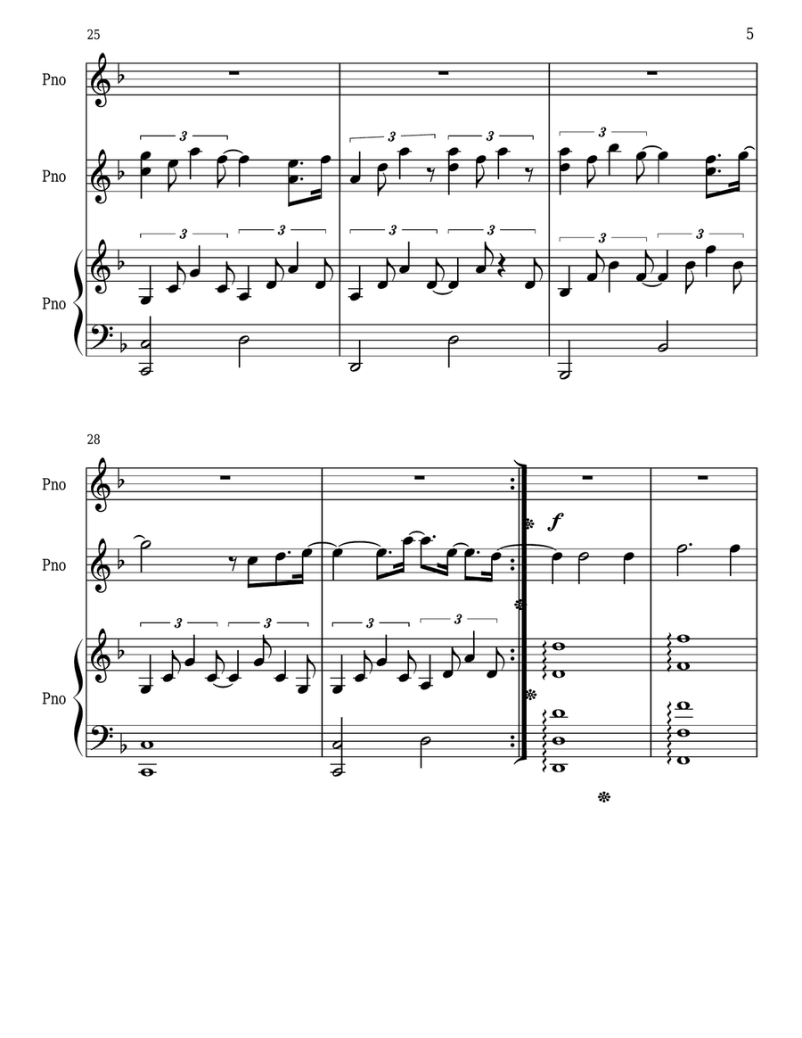 One day-Arash Piano One day-Arash Piano Easy Piano scores gallery preview page 5