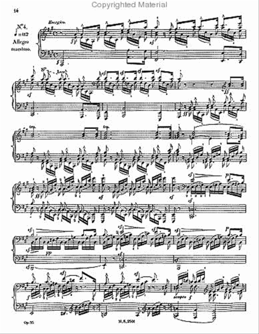 New Grandes Etudes. Opus 95. 1837, Editions Schlesinger & Cramer. Voice scores gallery preview page 3